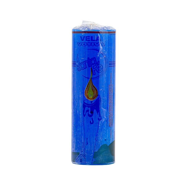 Velas-Santa-Fé-Vela-Votiva-Azul-Escuro